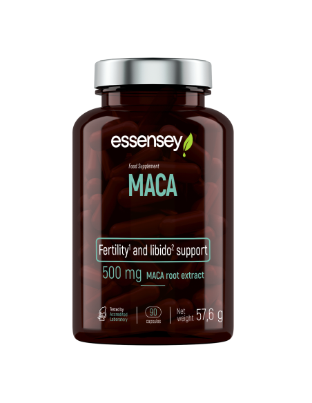 Vitaminų kapsulės TREC ESSENSEY MACA 90 kapsulių