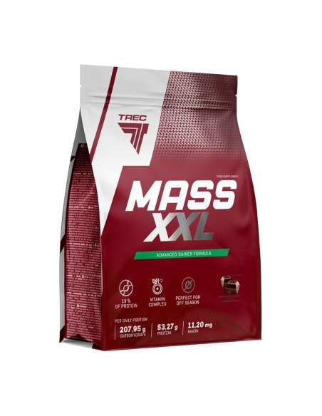 Massilisaja TREC MASS XXL ŠOKOLADAS 1000g