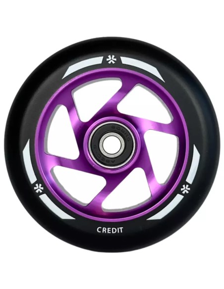Paspirtuko ratas „Union Credit V2 Pro“ 100 mm violetinis/juodas