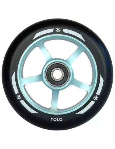 Paspirtuko ratas „Union Yolo Pro“ 100 mm juodas/mėlynas