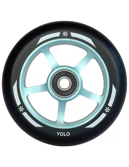 Paspirtuko ratas „Union Yolo Pro“ 100 mm juodas/mėlynas