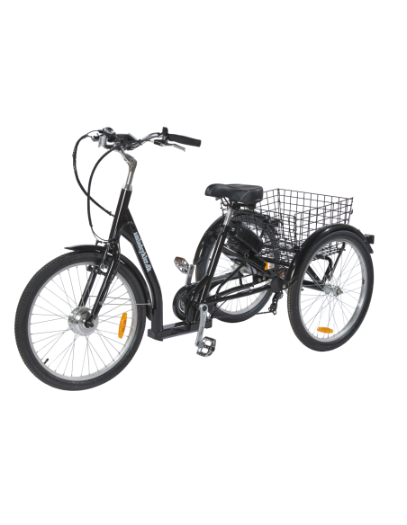 Keturratis elektrinis triratis AMLADCYKLER lengvas triratis