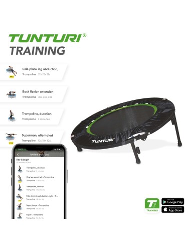 Batutas TUNTURI 4 sulankstomas fitneso batutas