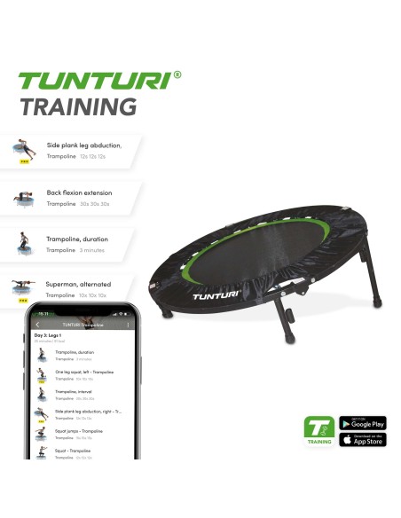 Batutas TUNTURI 4 sulankstomas fitneso batutas