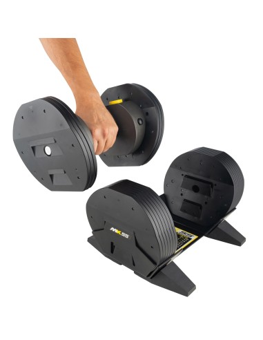 Reguliuojamas hantelis TUNTURI MX55 Hanteliai 4,5-24,9 kg