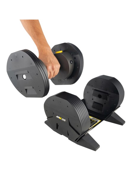 Reguliuojamas hantelis TUNTURI MX55 Hanteliai 4,5-24,9 kg