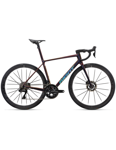 Plento dviratis GIANT TCR Advanced SL 0 DA, juodas-mėlynas (L)