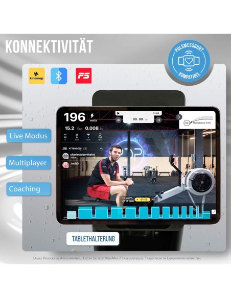 Irklavimo ergometras CHRISTOPEIT Garda