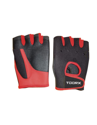 Treniruočių pirštinės TOORX Professional Gloves, juodos-raudonos (XL)