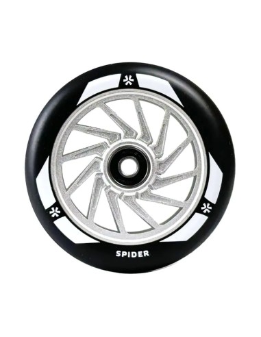 Paspirtuko ratas „Union Spider Pro“ 110 mm juodas/sidabrinis