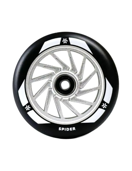 Paspirtuko ratas „Union Spider Pro“ 110 mm juodas/sidabrinis