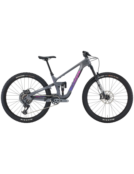 Kalnų dviratis KONA Process 134 CR/DL G3, 29" matinės metalinės anglies spalvos (violetinė) (S)