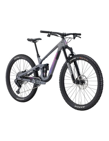 Kalnų dviratis KONA Process 134 CR/DL G3, 29" matinės metalinės anglies spalvos (violetinė) (S)