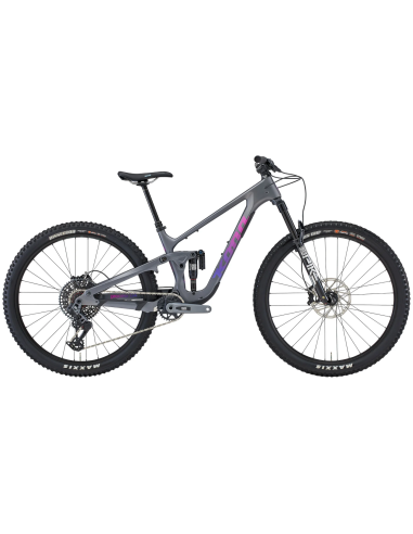 Kalnų dviratis KONA Process 134 CR/DL G3, 29" matinės metalinės anglies spalvos (violetinė) (M)
