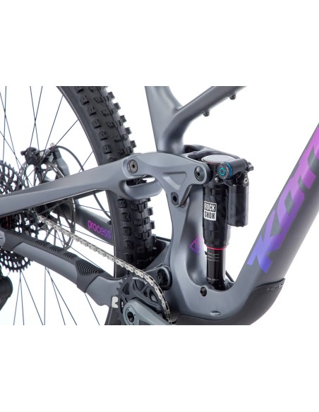 Kalnų dviratis KONA Process 134 CR/DL G3, 29" matinės metalinės anglies spalvos (violetinė) (M)