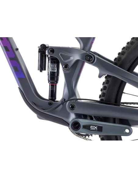 Kalnų dviratis KONA Process 134 CR/DL G3, 29" matinės metalinės anglies spalvos (violetinė) (L)