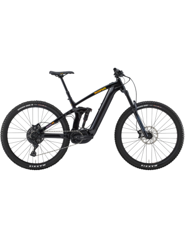 Elektrinis dviratis KONA Remote 160, 29" blizgios metalinės spalvos (juodas) (XL)