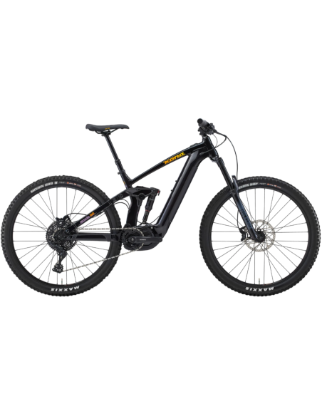 Elektrinis dviratis KONA Remote 160, 29" blizgios metalinės spalvos (juodas) (XL)