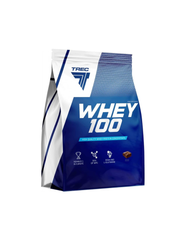 Valgupulber TREC WHEY 100, šokoladiniai pyragaičiai, 900 g