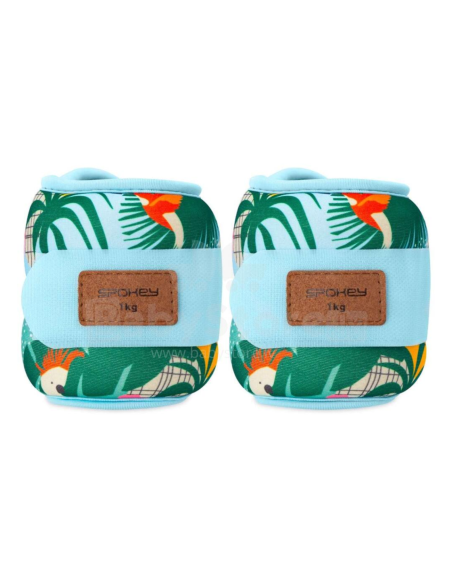 Riešo ir čiurnos svarmenys SPOKEY Home Jungle 2x1 kg, mėlynai margi