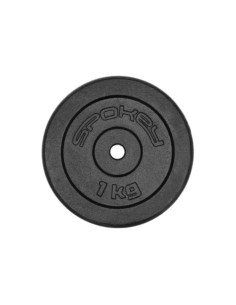 Svorio diskas SPOKEY mėlynas, 30 mm, 1 kg