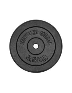 Svorio plokštė SPOKEY mėlyna, 30 mm, 2,5 kg