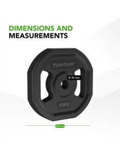 TUNTURI PRO aerobinio pumpavimo lėkštės 10 kg 2
