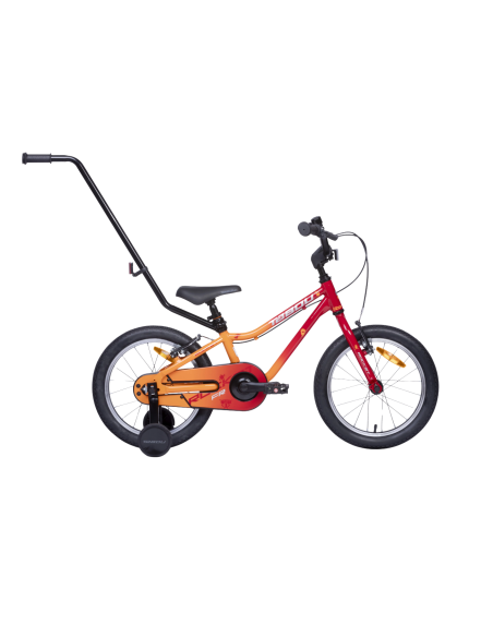 Vaikiškas dviratis TABOU Rocket FR, 16" raudonai geltonas