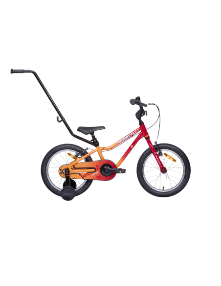Vaikiškas dviratis TABOU Rocket FR, 14" raudonai geltonas