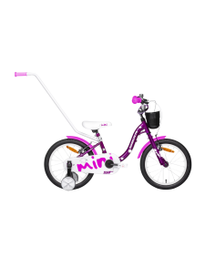 Vaikiškas dviratis TABOU Mini ST, 16" violetinės-baltos spalvos