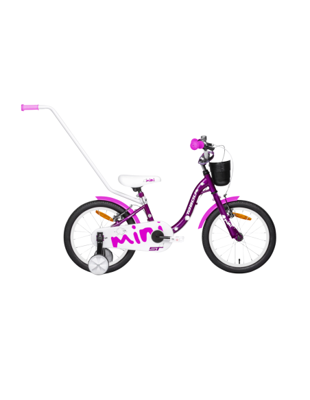 Vaikiškas dviratis TABOU Mini ST, 16" violetinės-baltos spalvos
