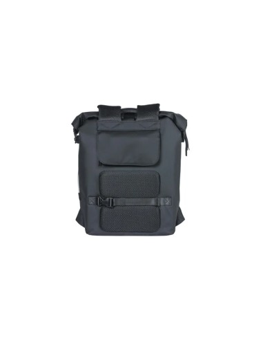 Kuprinė su laikikliu bagažo lentynai BASIL SoHo Nordlicht, 17 l, LED, juoda