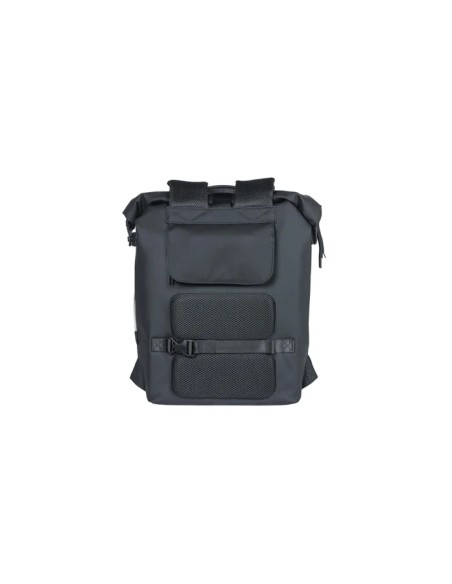 Kuprinė su laikikliu bagažo lentynai BASIL SoHo Nordlicht, 17 l, LED, juoda