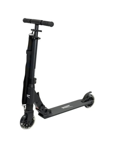 Paspirtukas RIDEOO 120 City Scooter LED, juodas