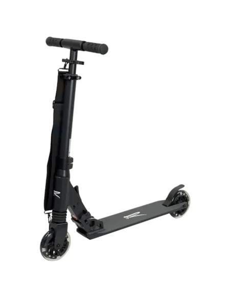 Paspirtukas RIDEOO 120 City Scooter LED, juodas