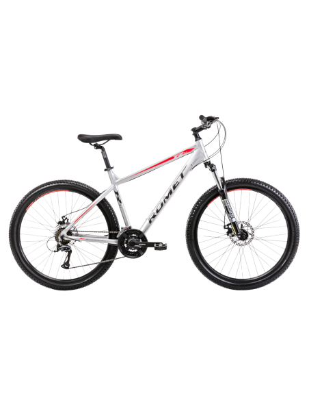 Dviratis ROMET Rambler R7.1, 27.5" sidabriškai raudonas (L)