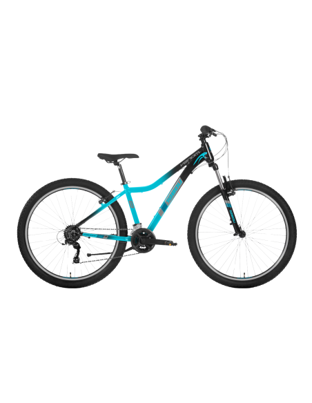 Vaikiškas dviratis TABOU Venom 1.0 W, 27,5" juodas-turkio spalvos, 14+ metų