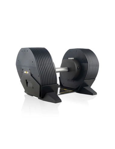 Reguliuojamas hantelis TUNTURI MX Select MX85 hantelis 5,6–38,6 kg, su grioveliais
