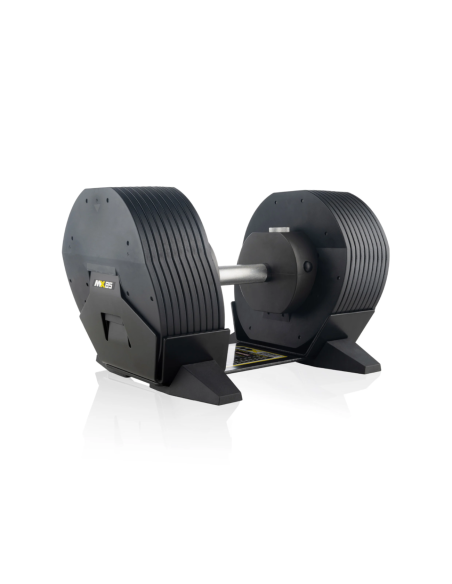 Reguliuojamas hantelis TUNTURI MX Select MX85 hantelis 5,6–38,6 kg, su grioveliais