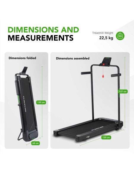 Bėgimo takelis TUNTURI Cardio Fit T5 su Bluetooth