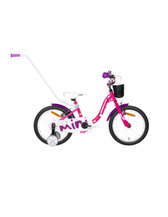 Vaikiškas dviratis TABOU Mini ST, 18" rožinės-baltos spalvos
