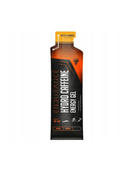 Energageel TREC Hydro Caffeine energinis gelis 60 ml, kartaus apelsino skonio