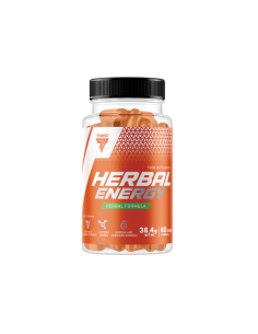 Natūralios energijos kapsulės TREC Herbal Energy, 60 kapsulių