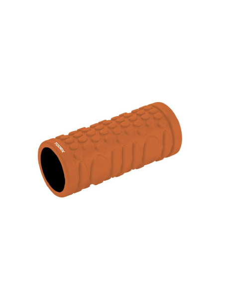 Masažinis volelis TOORX Grid Foam Roller, oranžinės-juodos spalvos