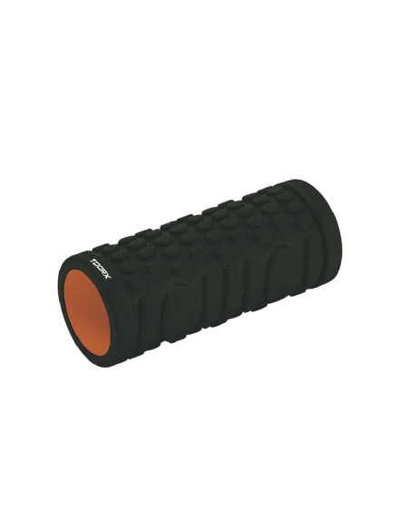 Masažo volelis TOORX Grid Foam Roller, juodai oranžinis