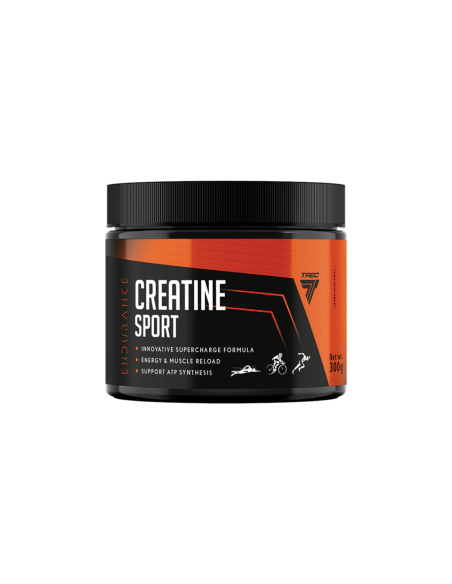 Kreatino kompleksas TREC CREATINE SPORT 300g, aviečių skonio