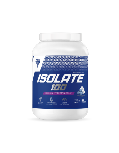 Valguisolatas TREC Isolate 100 700g, kreminės-mėlynių skonio