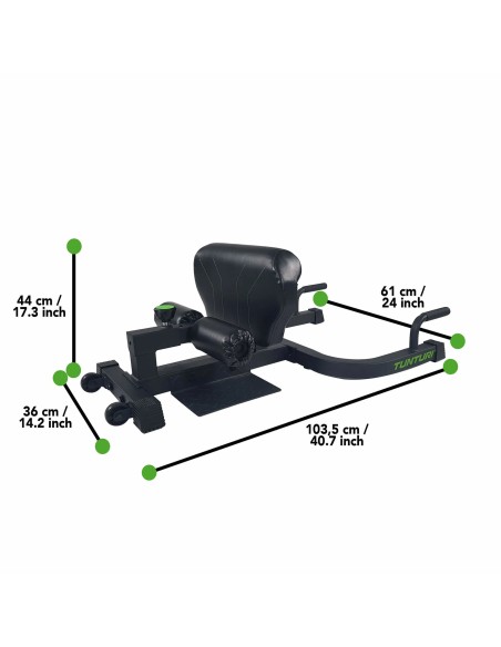 Treniruotės rožinė TUNTURI Sissy Squat WT20