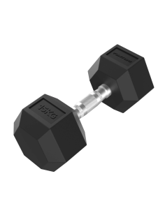 Hantel TUNTURI Platinum Hex guminis hantelis, 15 kg
