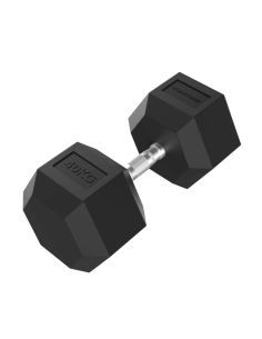 Hantelis TUNTURI Platinum Hex guminis hantelis, 40 kg